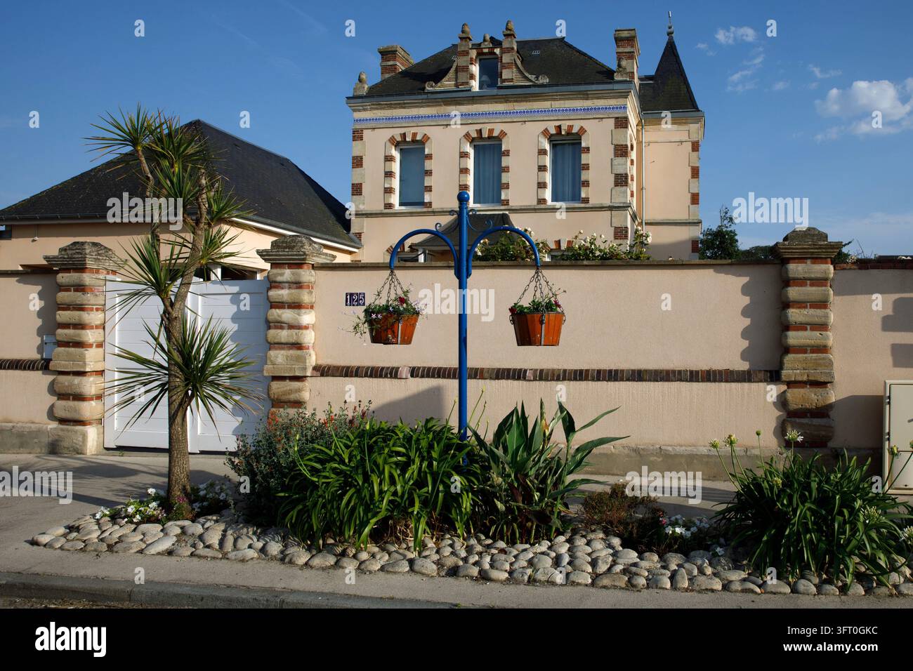 Francia, Normandia, Calvados, Grandcamp-Maisy Foto Stock