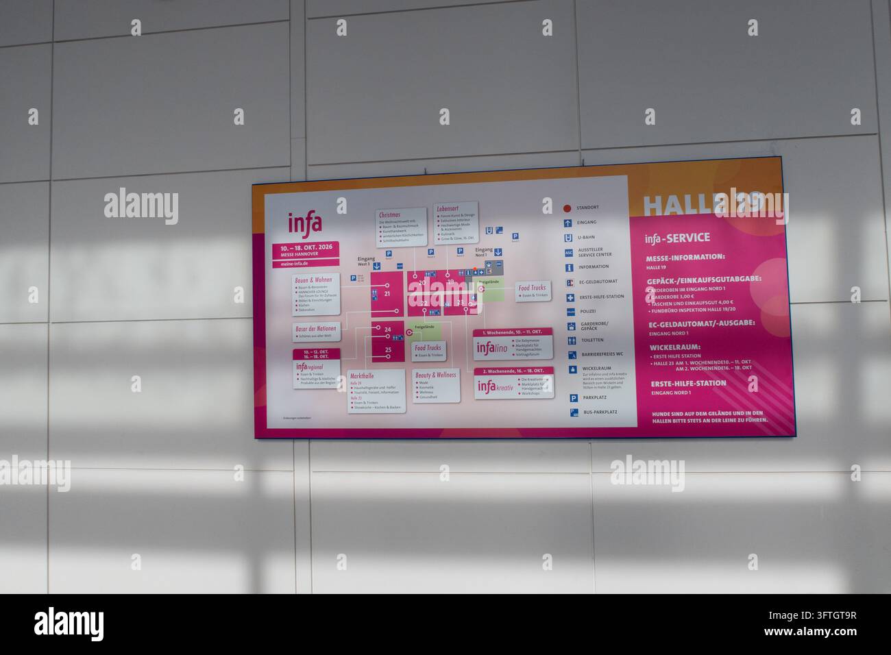 impressioni dell'infa 2026 ad Hannover, Germania mercoledì 14 ottobre 2026 Foto Stock