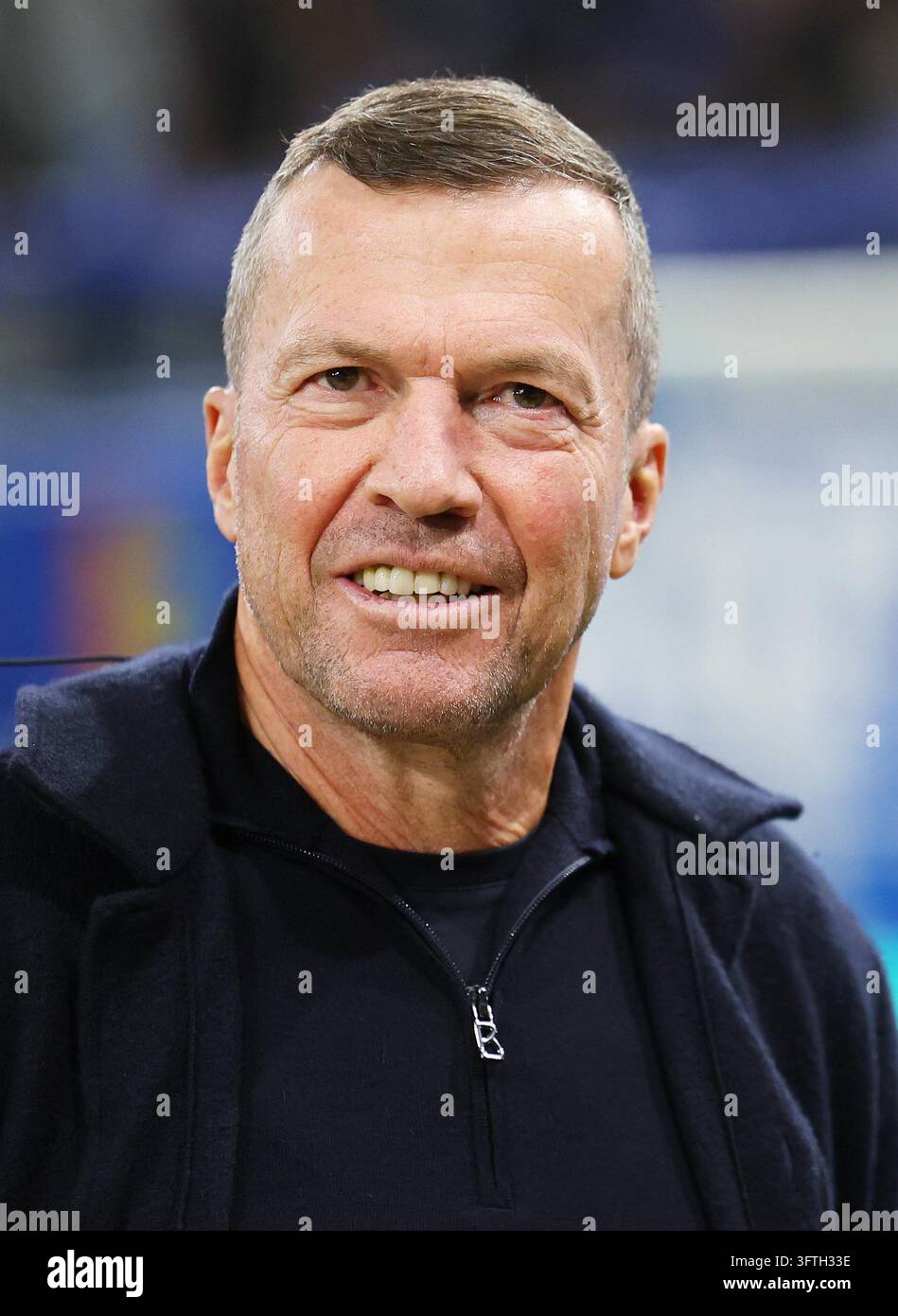 Esperto TV Lothar Matthäus Sinsheim, 14 ottobre 2026, calcio, UEFA Europa League, fase a gironi - Giornata 2, TSG 1899 Hoffenheim - Besiktas Istanbul Foto Stock