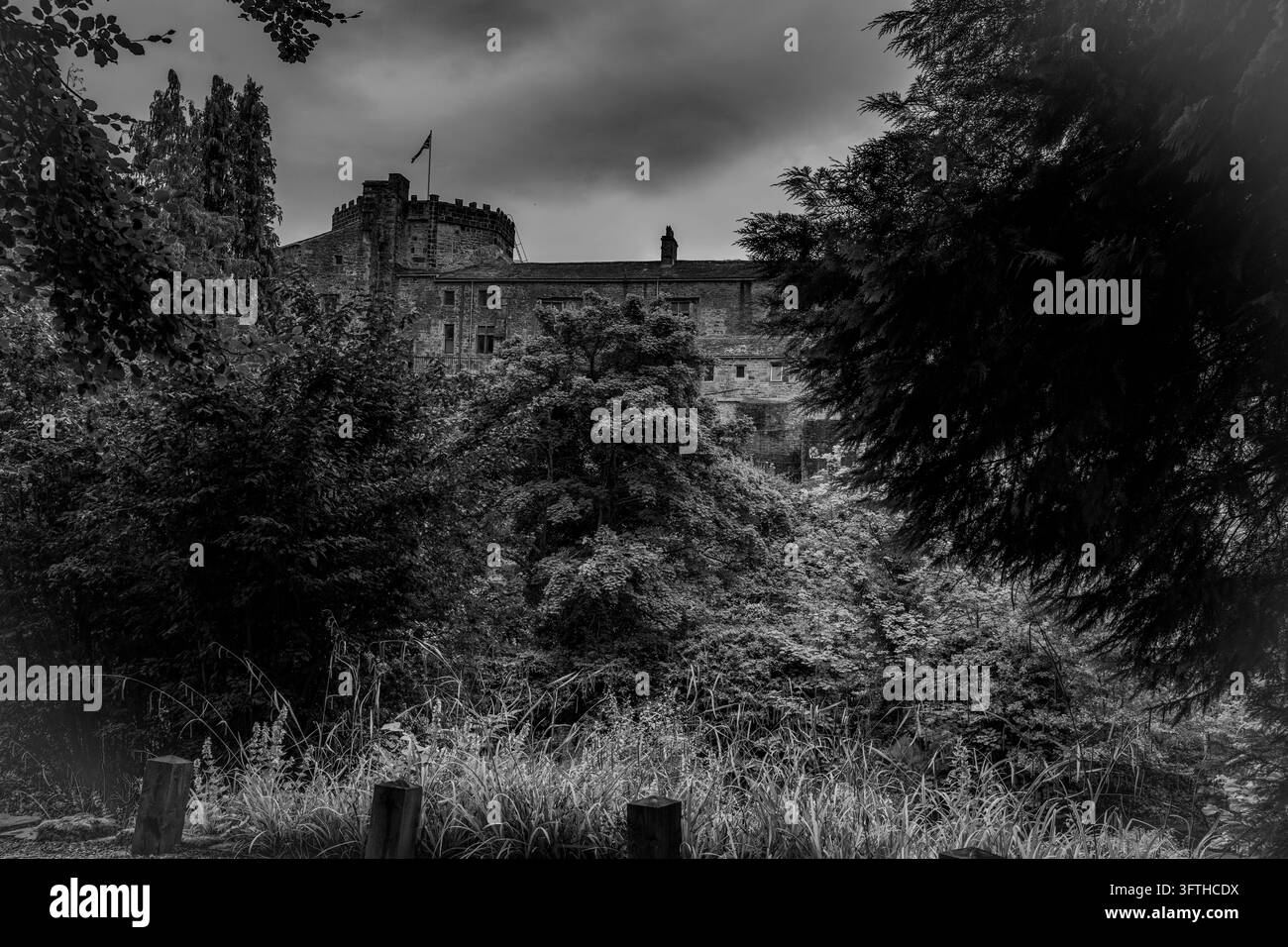 Castello di Skipton Foto Stock