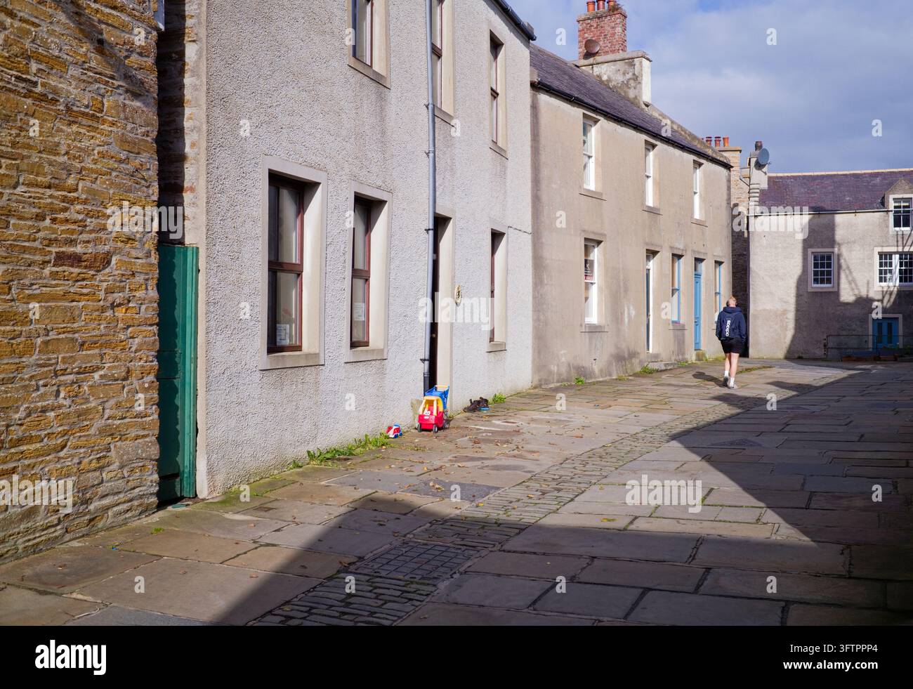Albert Street, Stromness, Orkney Foto Stock