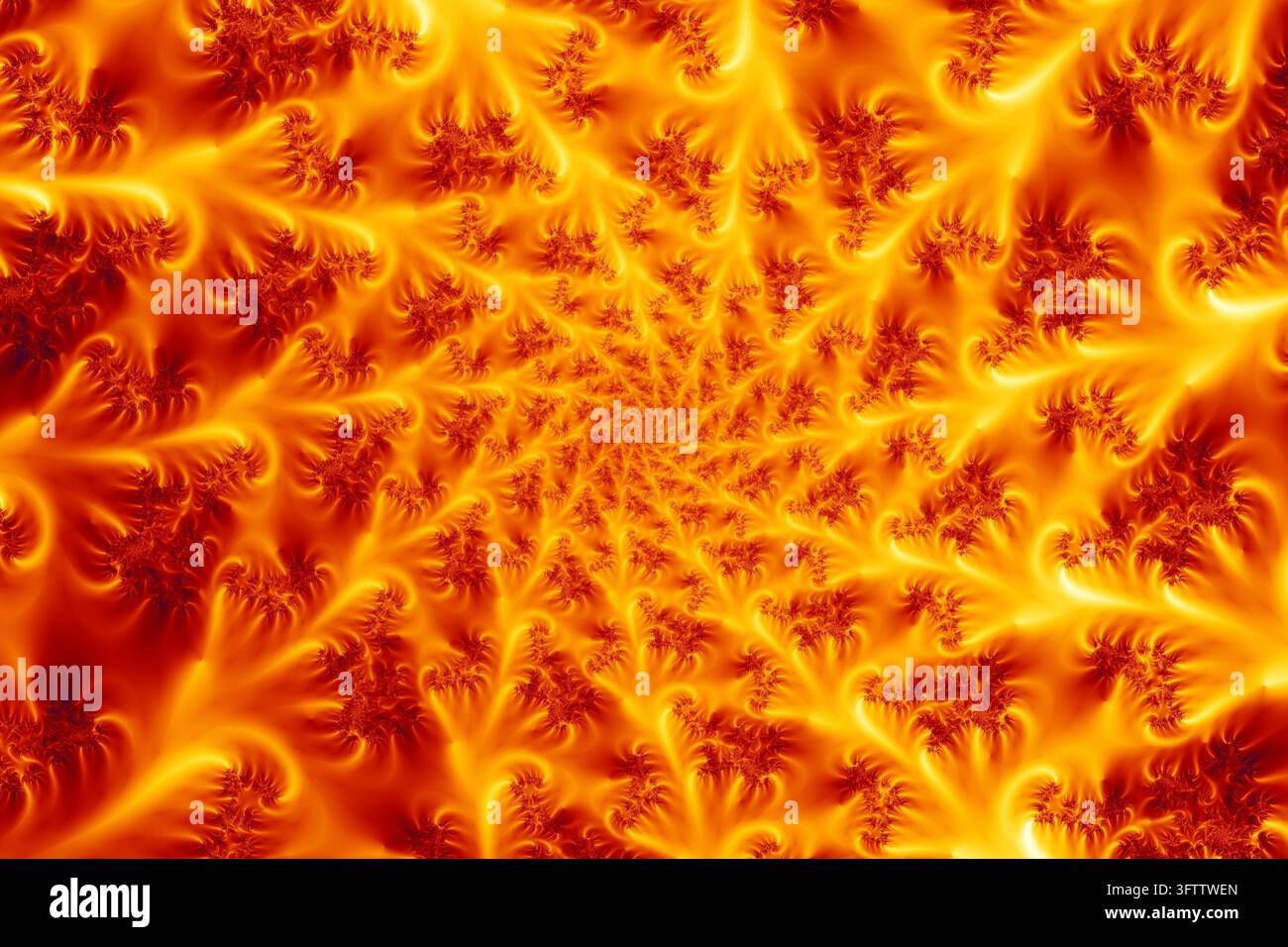 L'infinito matematico mandelbrot set frattale - sfondo grafico Foto Stock