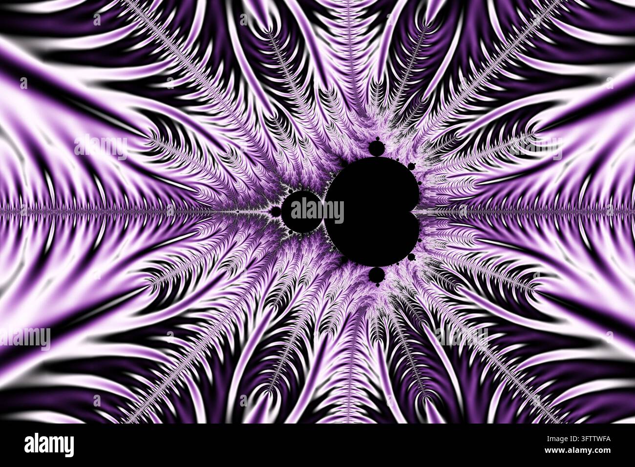 L'infinito matematico mandelbrot set frattale - sfondo grafico Foto Stock