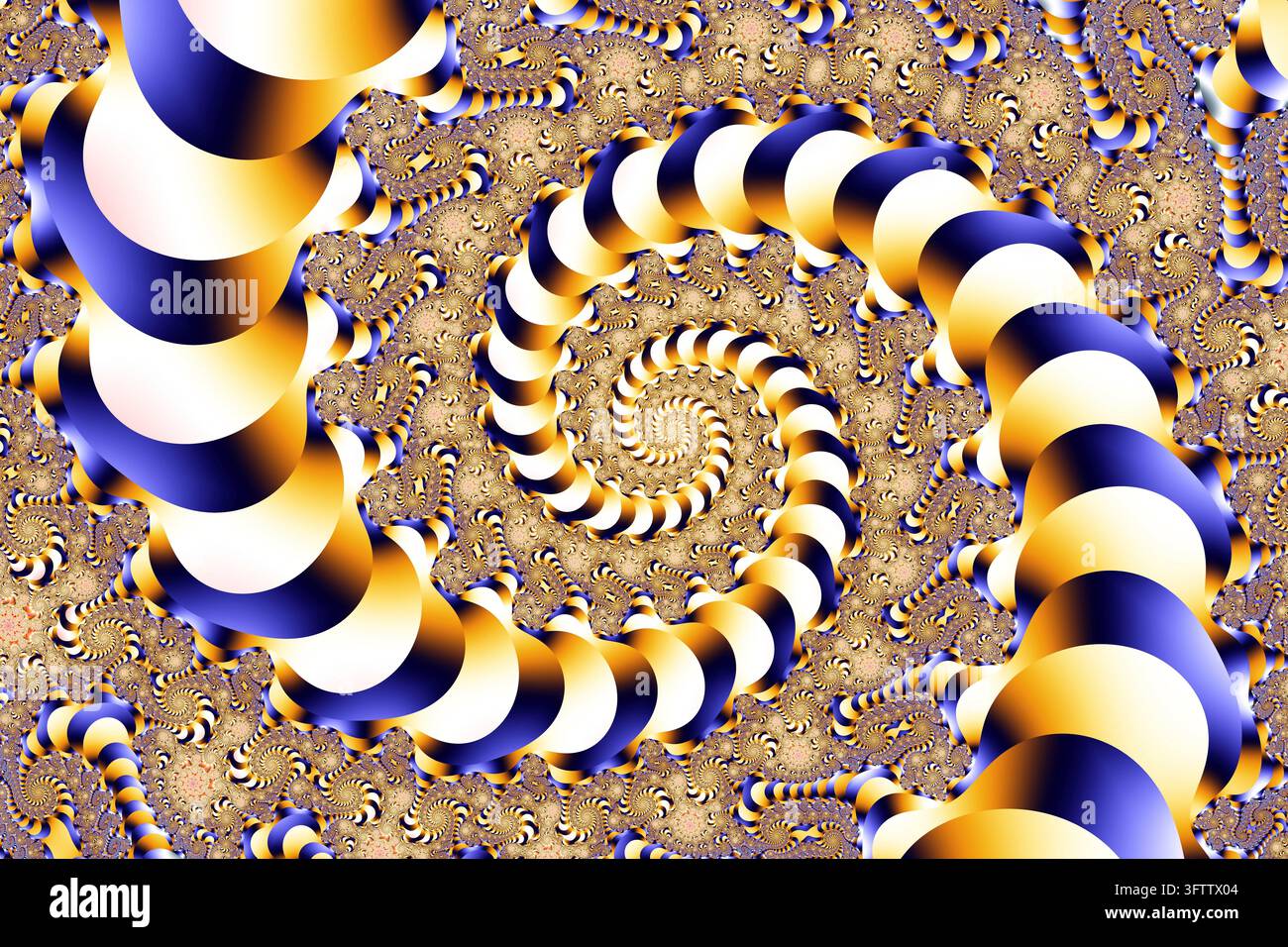 Bella zoom nell'infinito matematico mandelbrot set frattale Foto Stock