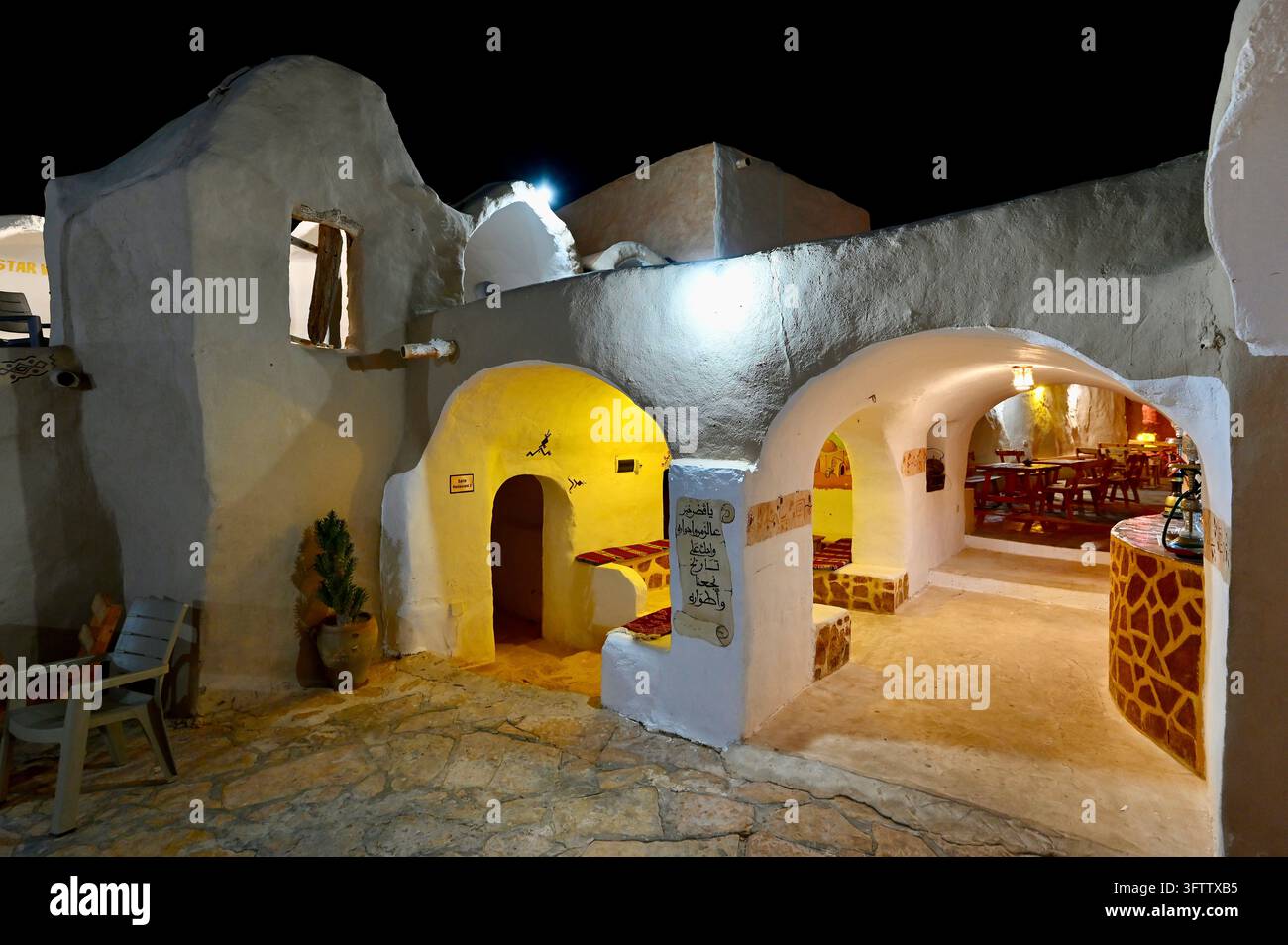Tunisia, Ksar Hadada, Hedada, Tataouine, Star Wars, Mos Espa, Episodio I, Anakin Skywalker, Tatooine Foto Stock
