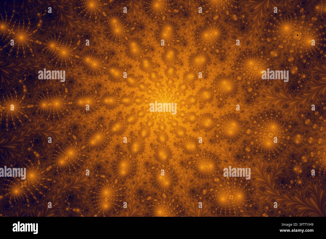 Bella zoom nell'infinito matematico mandelbrot set frattale Foto Stock