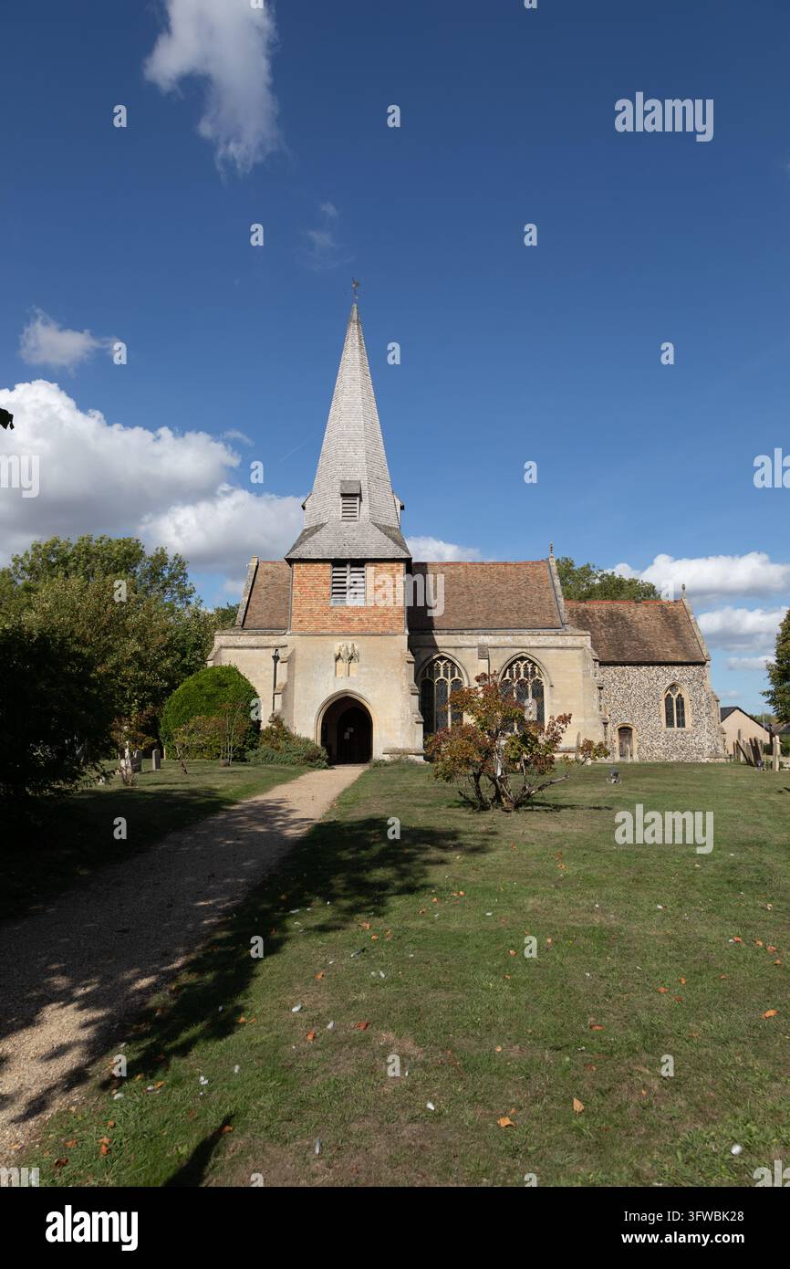 Chiesa di San Pietro e San Paolo, Steeple Morden, Cambridgeshire, 2026 Foto Stock