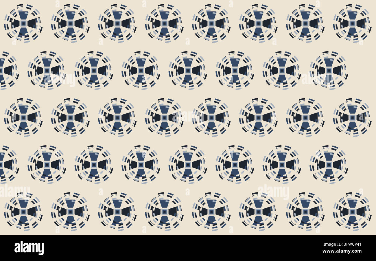 Hourglass Link Geometric Pattern presenta una composizione geometrica a forma di clessidra lucida costruita da un interblocco a clessidra accoppiato. La sabbia blu ardesia un Illustrazione Vettoriale