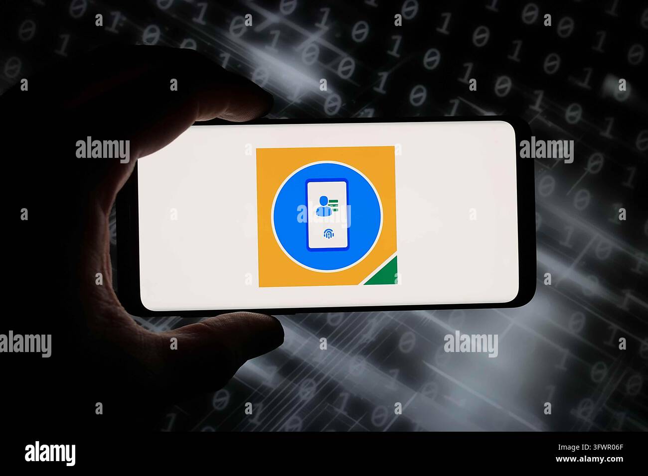 Stoccarda, Germania - 10-15-2026: In questa illustrazione fotografica, il logo dell'app brasiliana per la registrazione degli elettori e-Titulo è visualizzato su uno smartphone Foto Stock