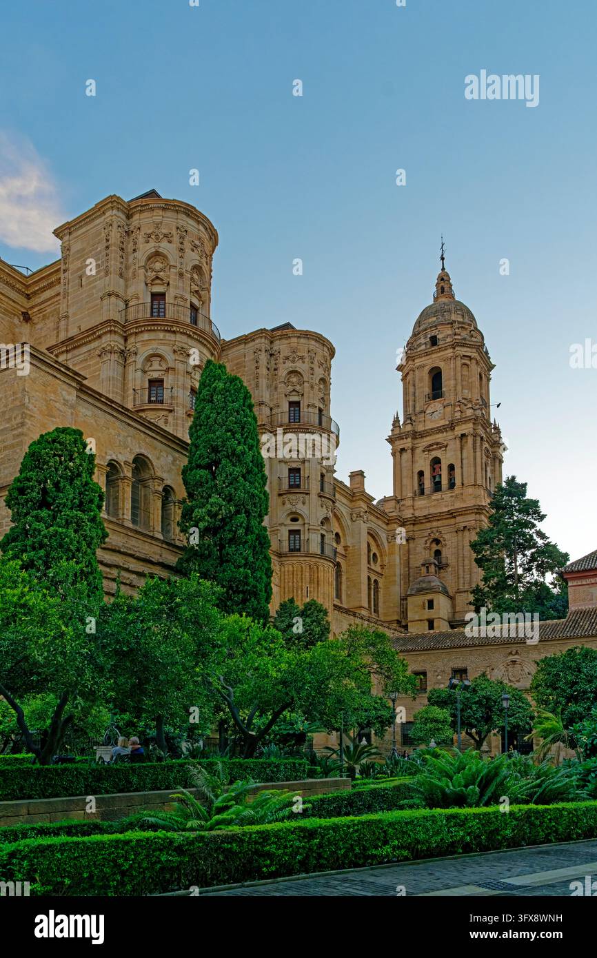 Cattedrale di Malaga dell'Incarnazione Foto Stock