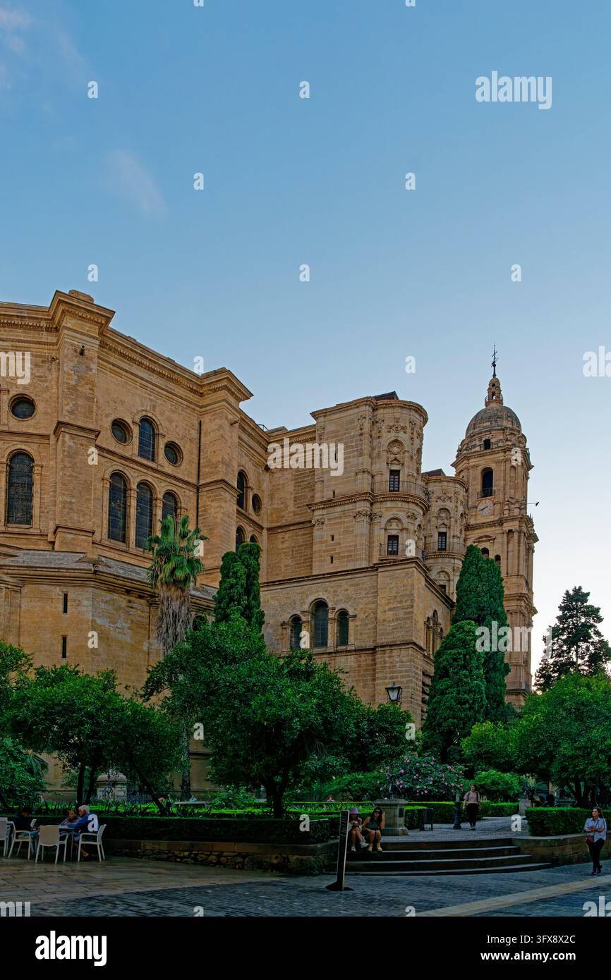 Cattedrale di Malaga dell'Incarnazione Foto Stock
