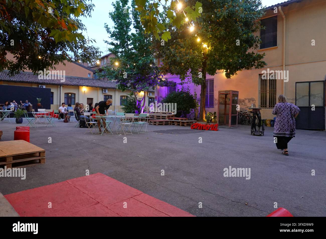Bologna, Mezzaria Community Hub // Bologna, Mezzaria Community Hub Foto Stock