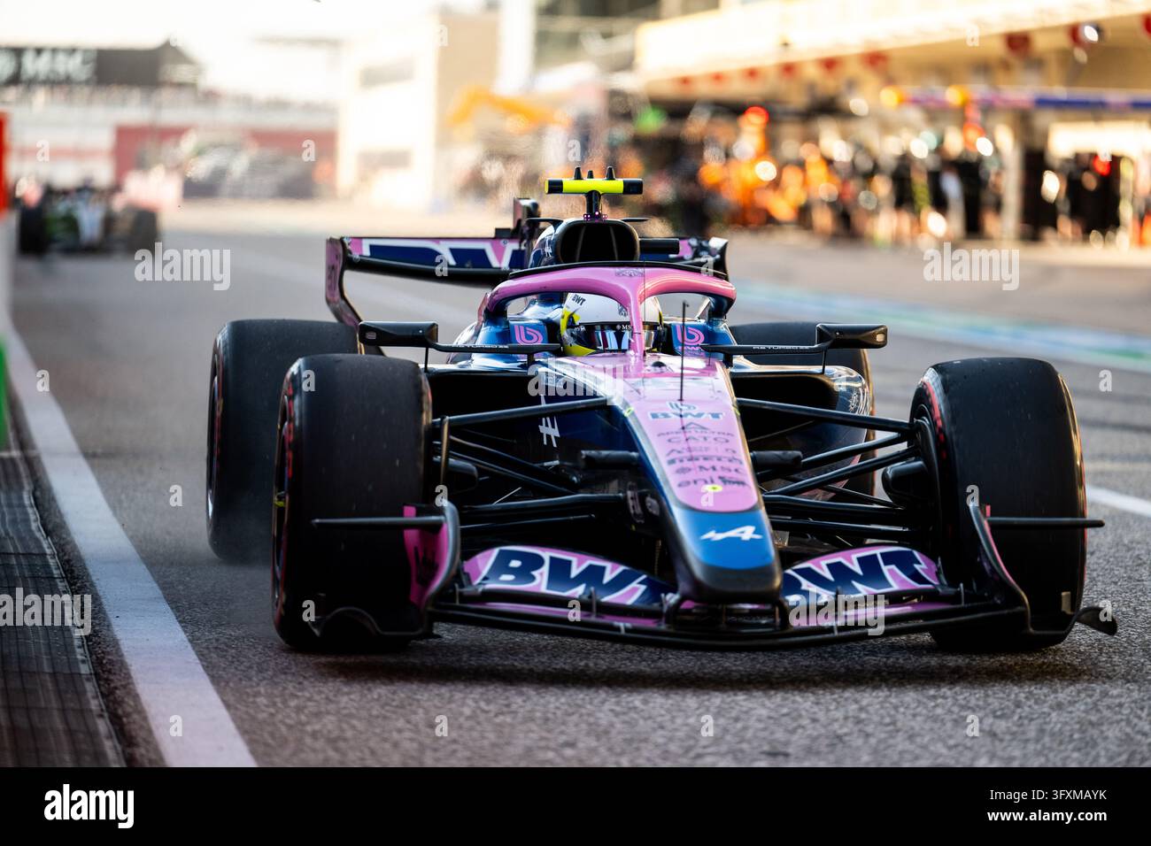 IPA90095994 - 43 COLAPINTO Franco (arg), Alpine F1 Team A526, azione durante il Grande Premio degli Stati Uniti d'America di Formula 1 2026, 18° turno del Campionato mondiale di Formula 1 2026 dal 23 al 25 ottobre 2026 sul Circuit of the Americas ad Austin, Texas, Stati Uniti d'America Foto Stock