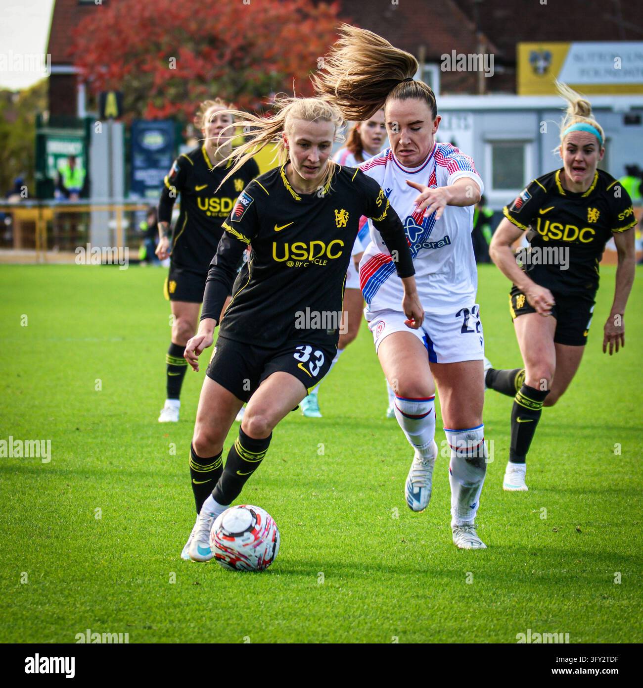 WSL Crystal Palace vs Chelsea domenica 25 ottobre Foto Stock