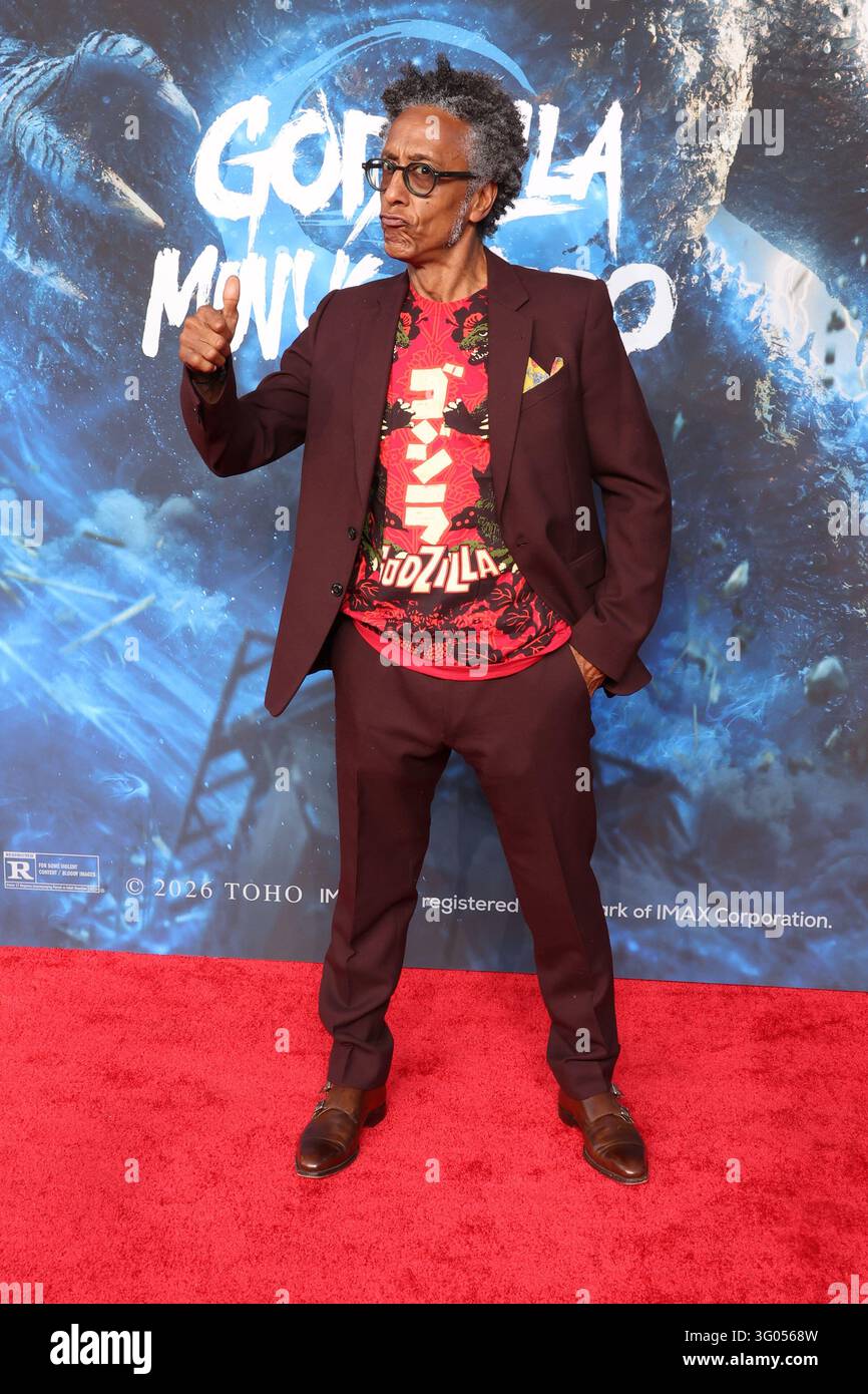 28 ottobre 2025 - Los Angeles, California - Andre Royo. Al red carpet di Los Angeles per "Godzilla Minus Zero" tenuto al TCL Chinese Theatre, a Hollywood, CA. Credito foto: AdMedia Foto Stock
