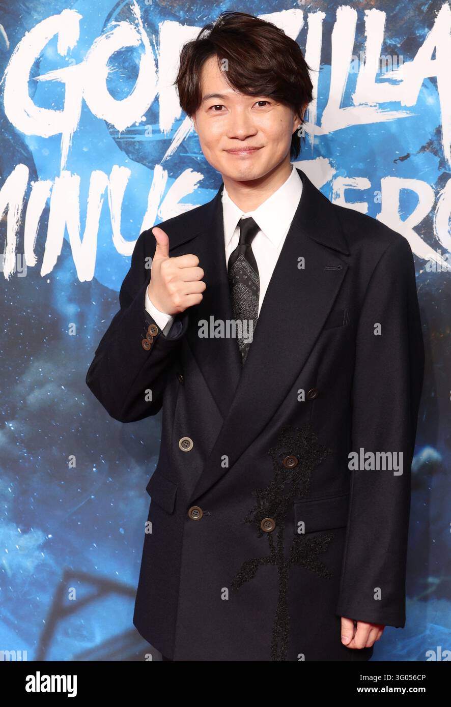 28 ottobre 2025 - Los Angeles, California - Ryûnosuke Kamiki. Al red carpet di Los Angeles per "Godzilla Minus Zero" tenuto al TCL Chinese Theatre, a Hollywood, CA. Credito foto: AdMedia Foto Stock