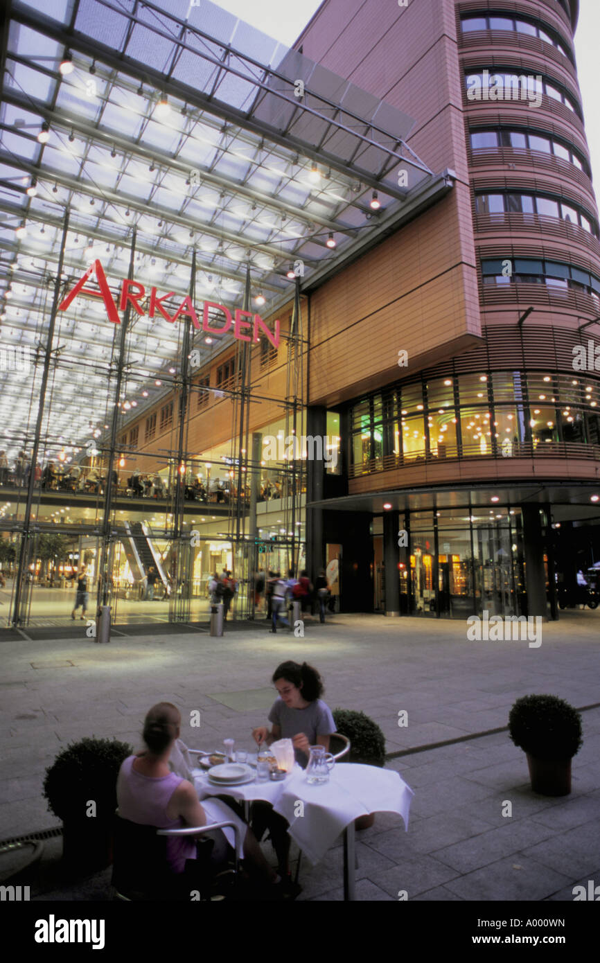 Germania Berlin Potsdamer Platz nuovo sviluppo urbano Foto Stock