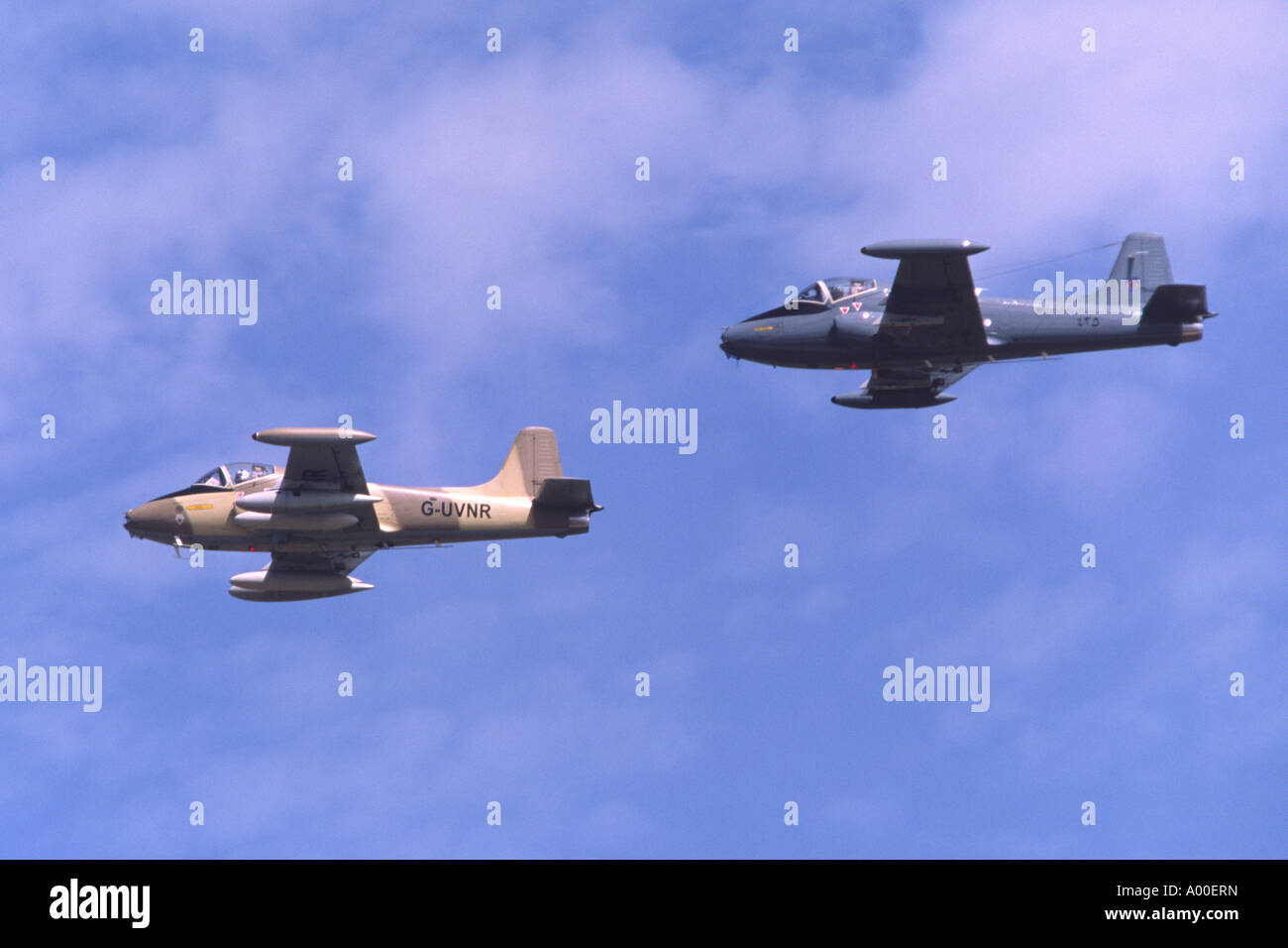 BAC 167 Strikemaster Mk 82 formazione uscire RAF Fairford Foto Stock