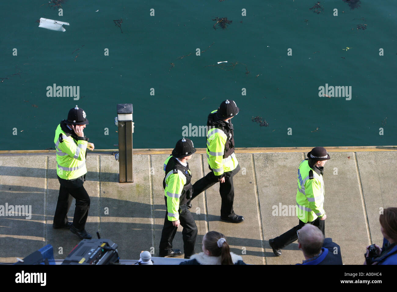 Cooperazione di polizia Foto Stock