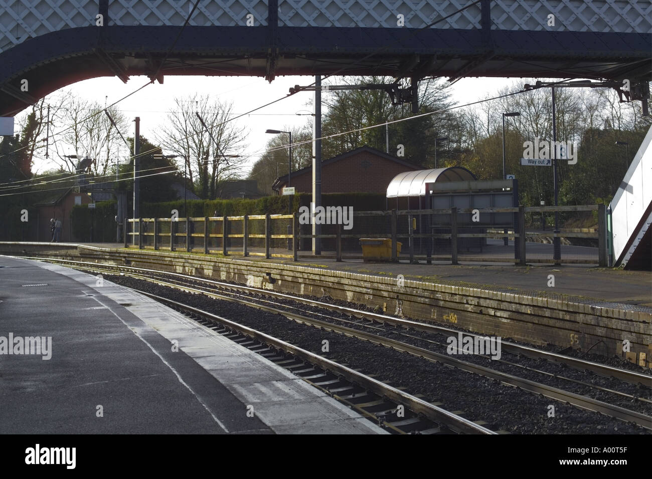 Ferrovie la stazione di Barnt Green un sobborgo di Birmingham worcestershire Foto Stock