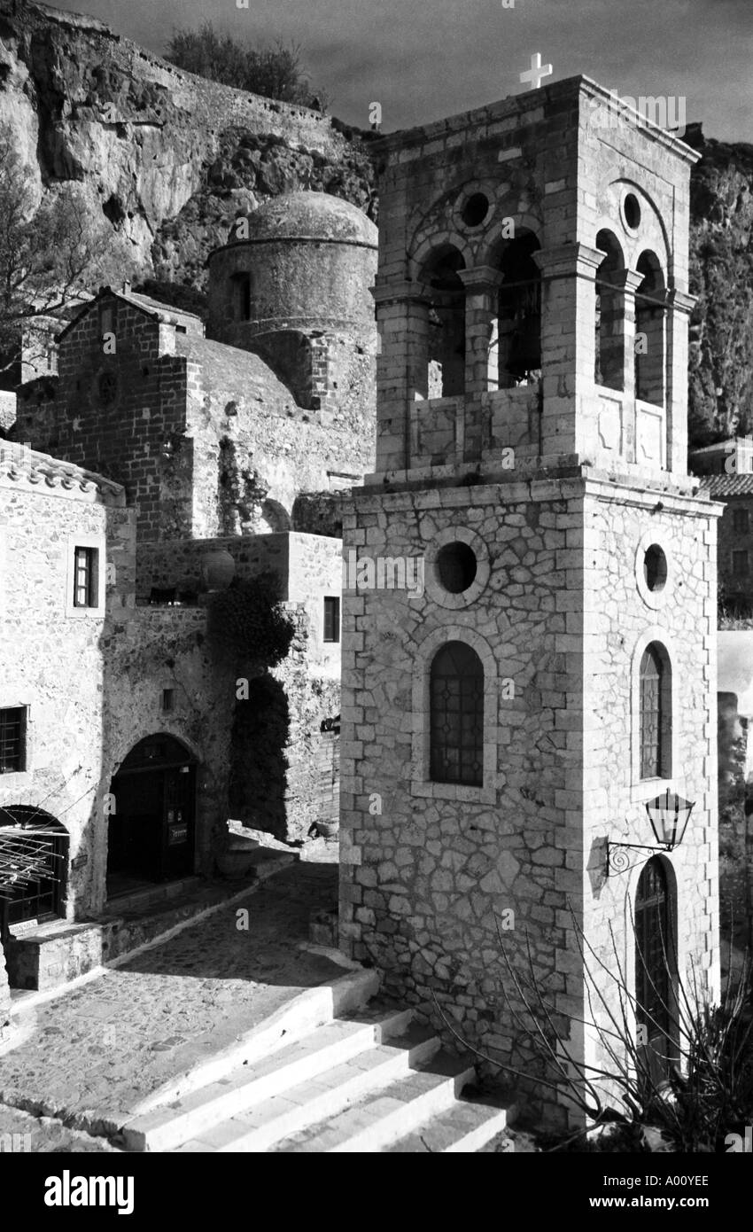 Torre Campanaria Monemvasia Foto Stock