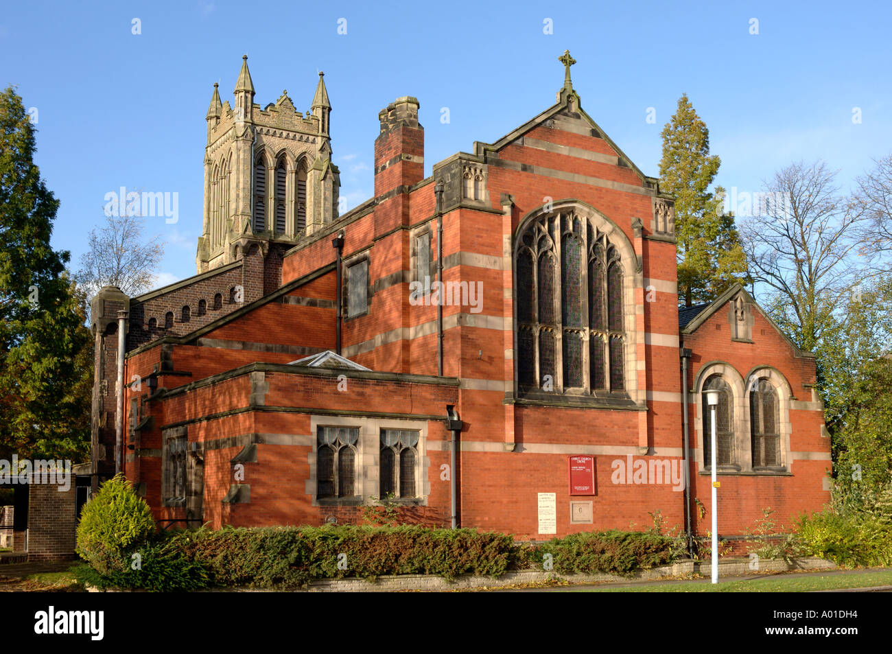La Chiesa di Cristo Crewe Cheshire England Regno Unito Foto Stock
