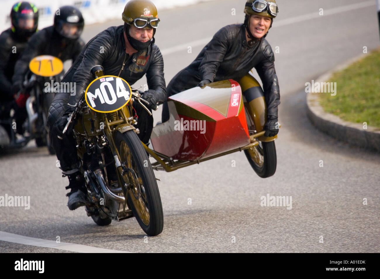 Corso de cote de Verbois Suisse altezza gara di moto Verbois svizzera Foto Stock