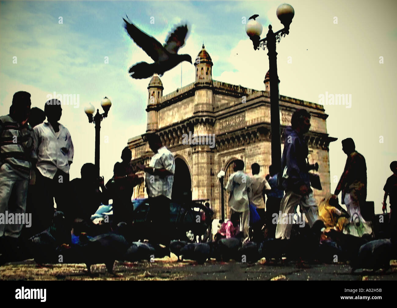 Gateway of India Bombay Mumbai India Maharashtra Foto Stock