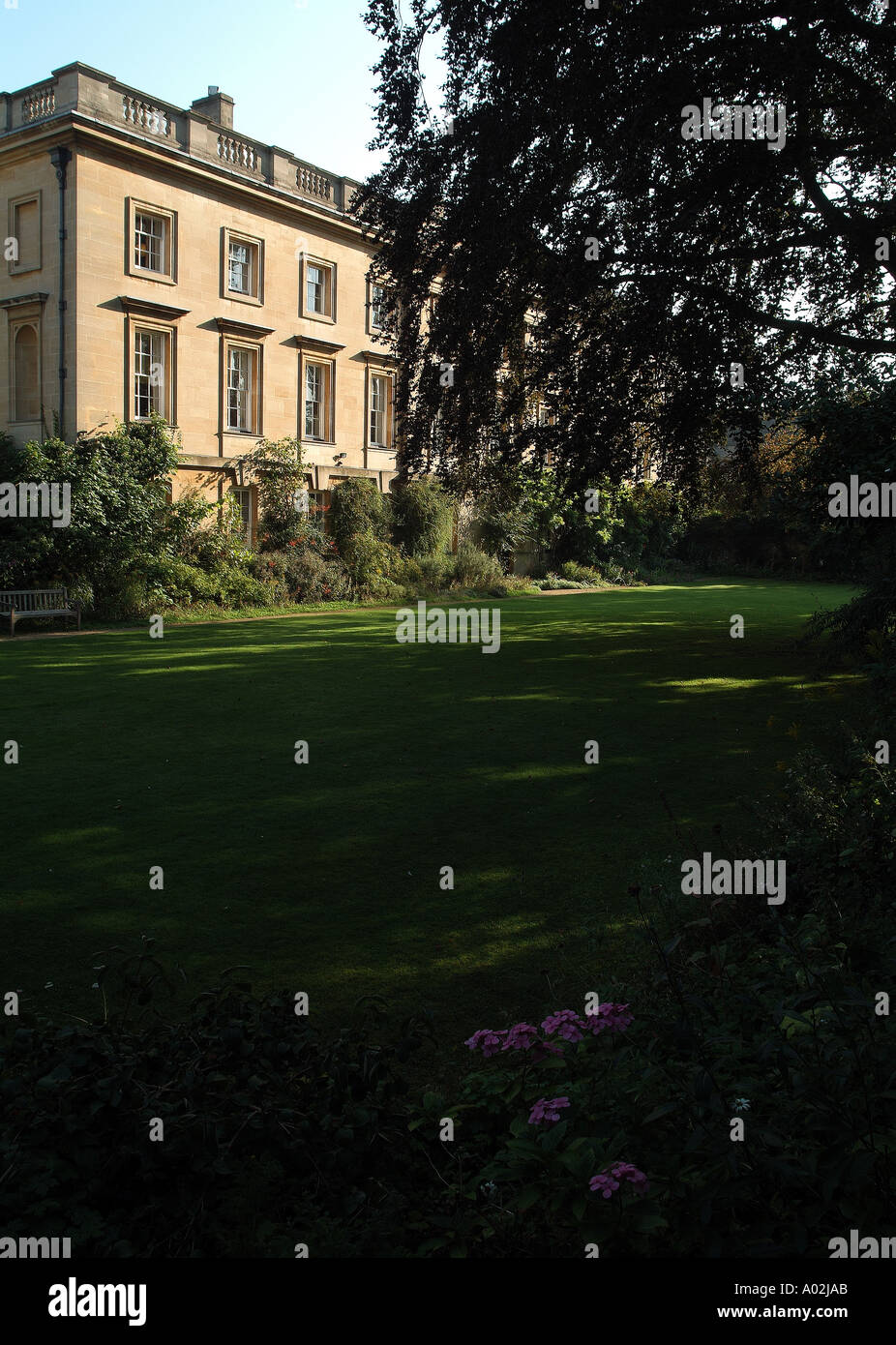 Il Corpus Christi College di edifici e di borsisti Garden Foto Stock