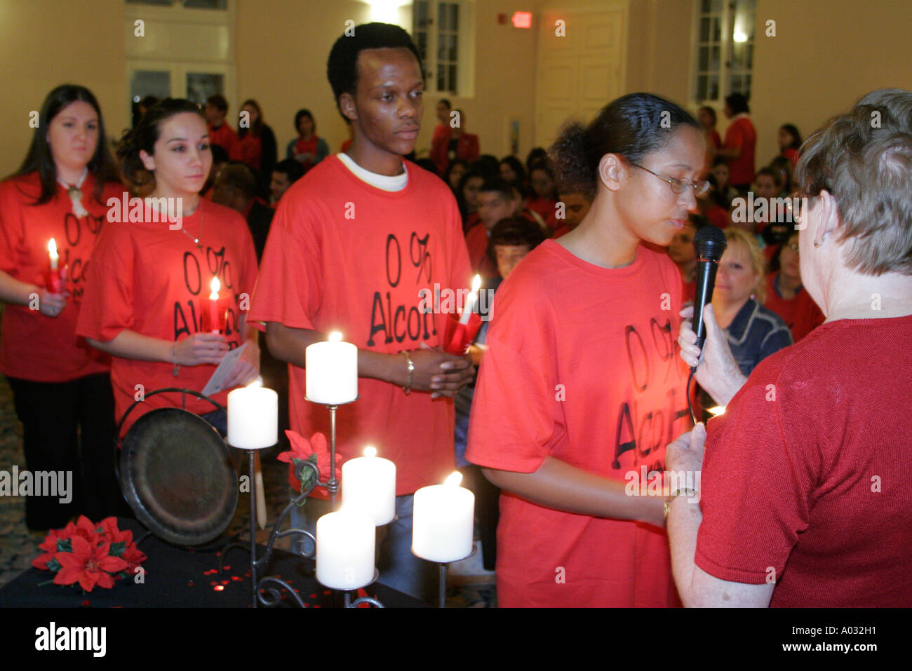 Miami Florida,Coral Gables,MADD,M.A. D.D.D.,Mothers Against ubriaco Driving,drink drink,drink drink drinks,incidente,infortunio,morte,tragedia,alcoh Foto Stock