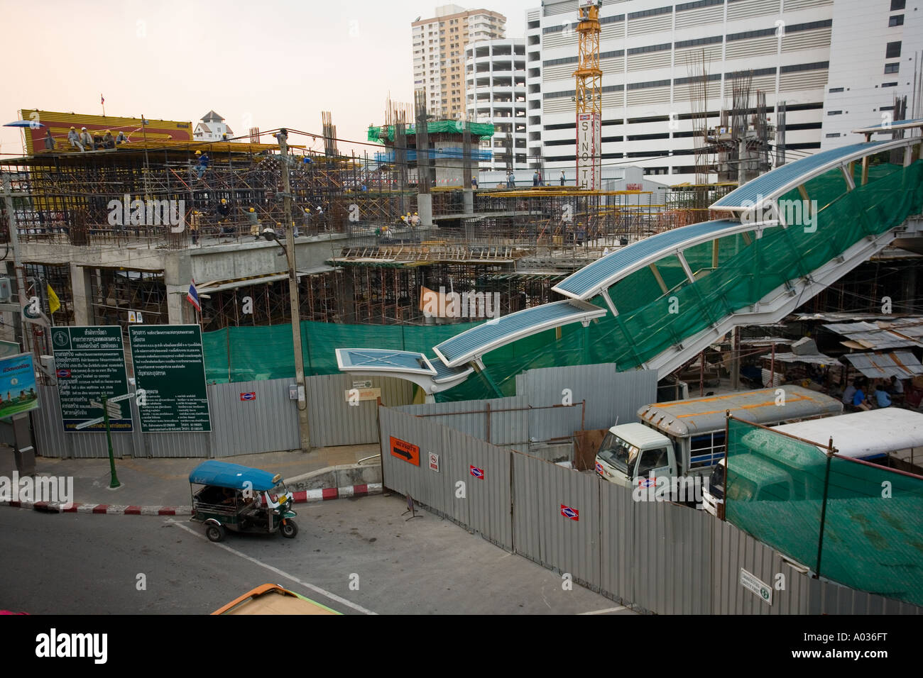 Siam Square area di Bangkok, Tailandia. Foto Stock