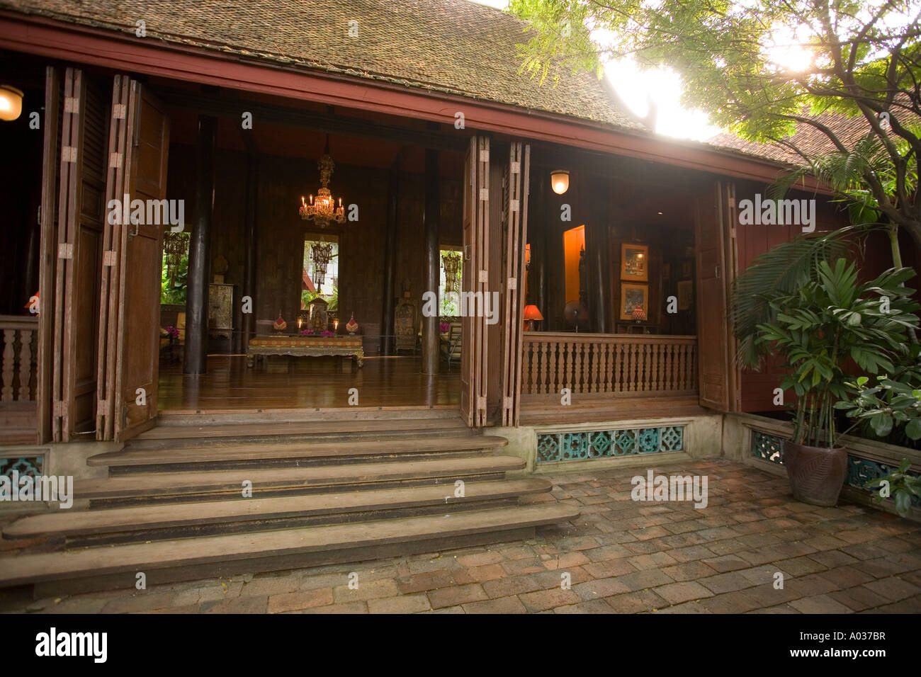 Jim Thompson house museum Bangkok in Thailandia. Foto Stock