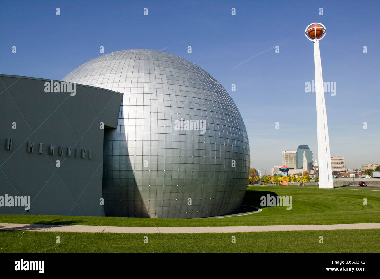 Basketball Hall of Fame di Springfield Massachusetts Foto Stock