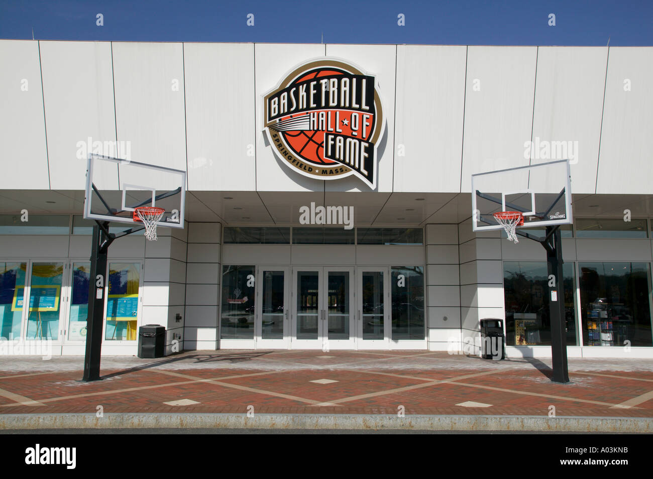 Basketball Hall of Fame di Springfield Massachusetts Foto Stock