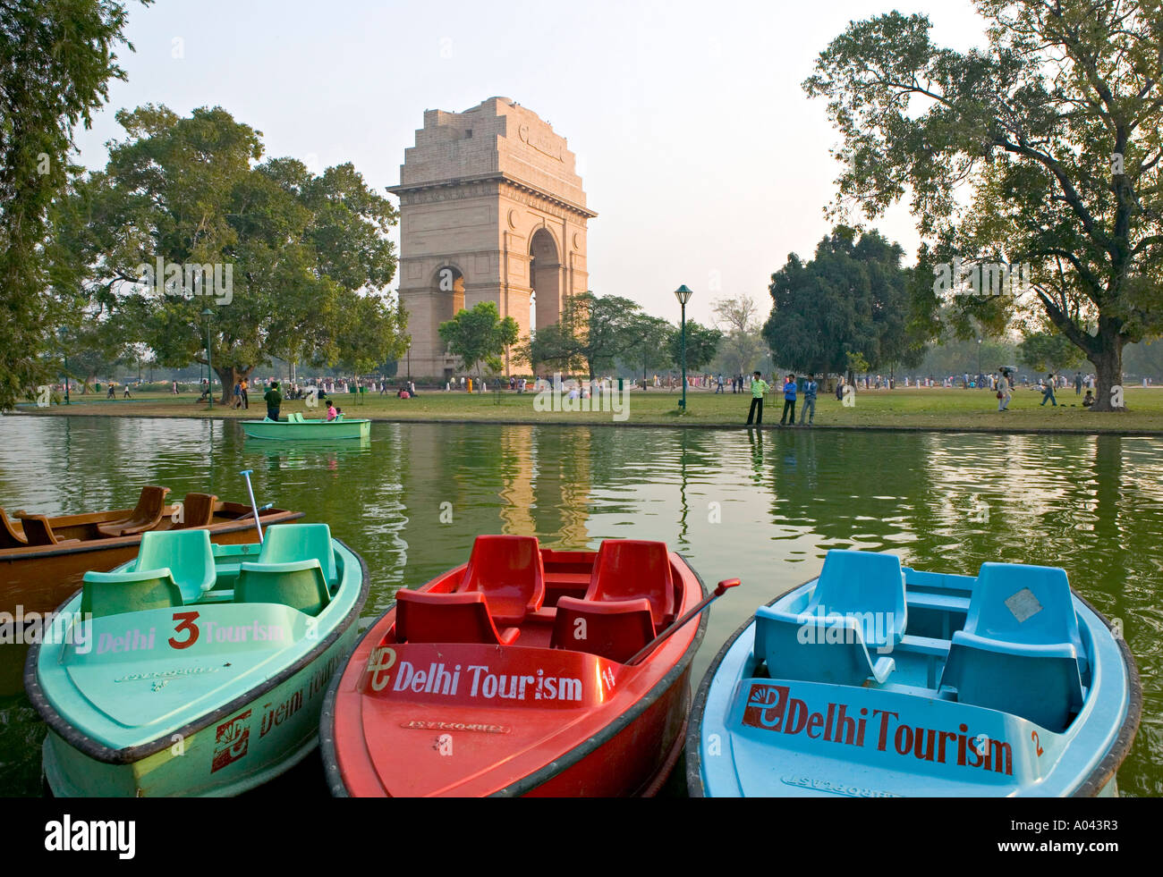India Gate Memorial, Delhi, India Foto Stock