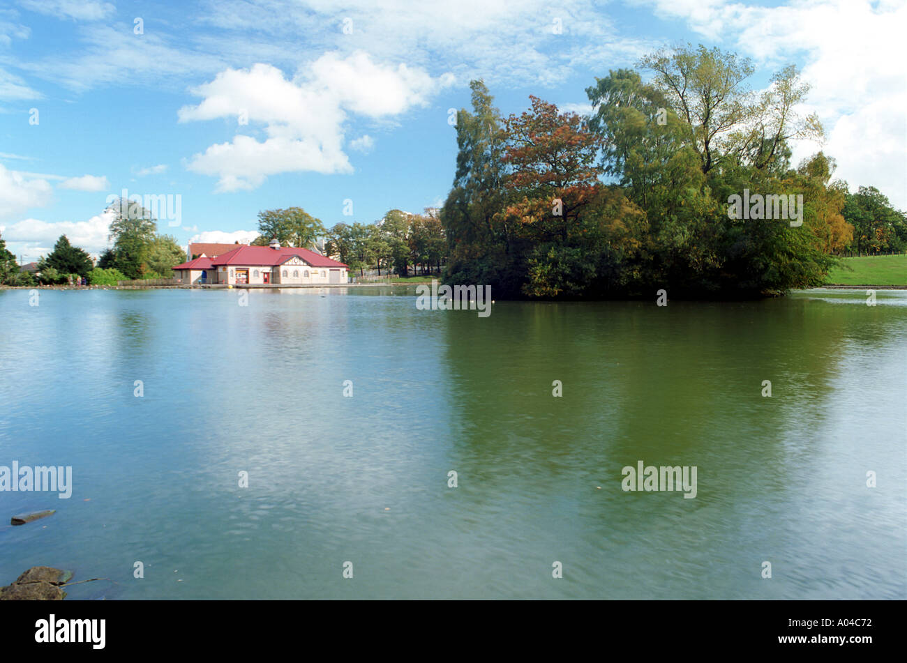 Rouken Glen Park a Glasgow Scozia Scotland Foto Stock