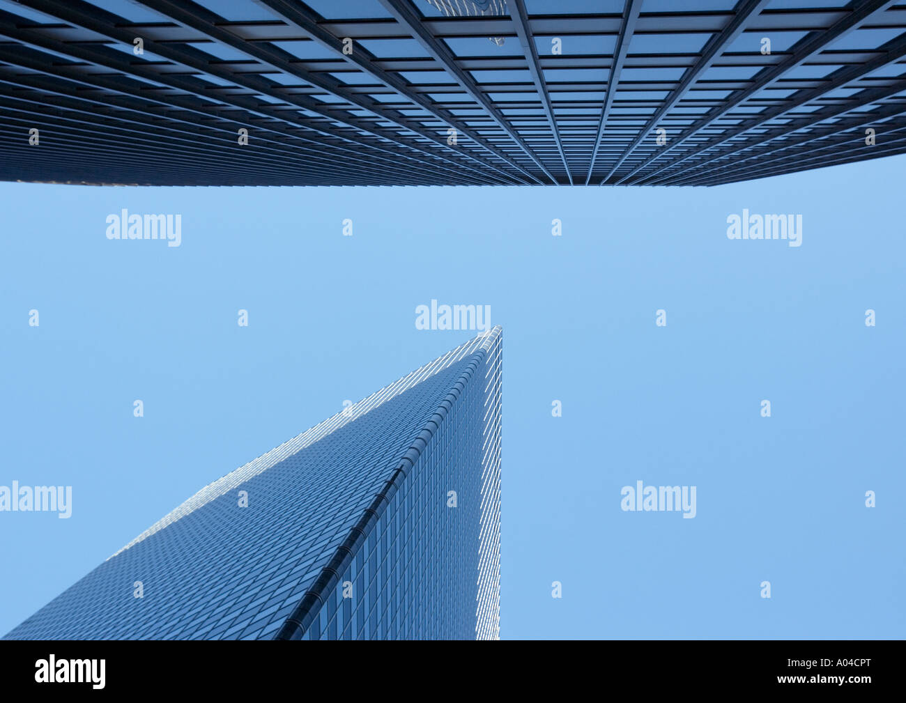 Skycrapers, basso angolo di visione Foto Stock