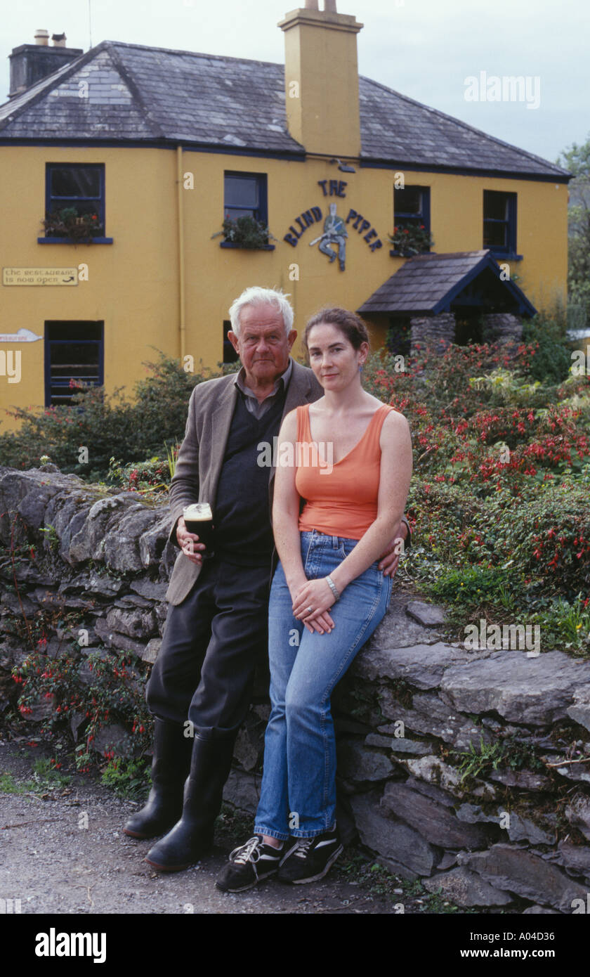 Hotel irlandese sull'anello di Kerry Foto Stock