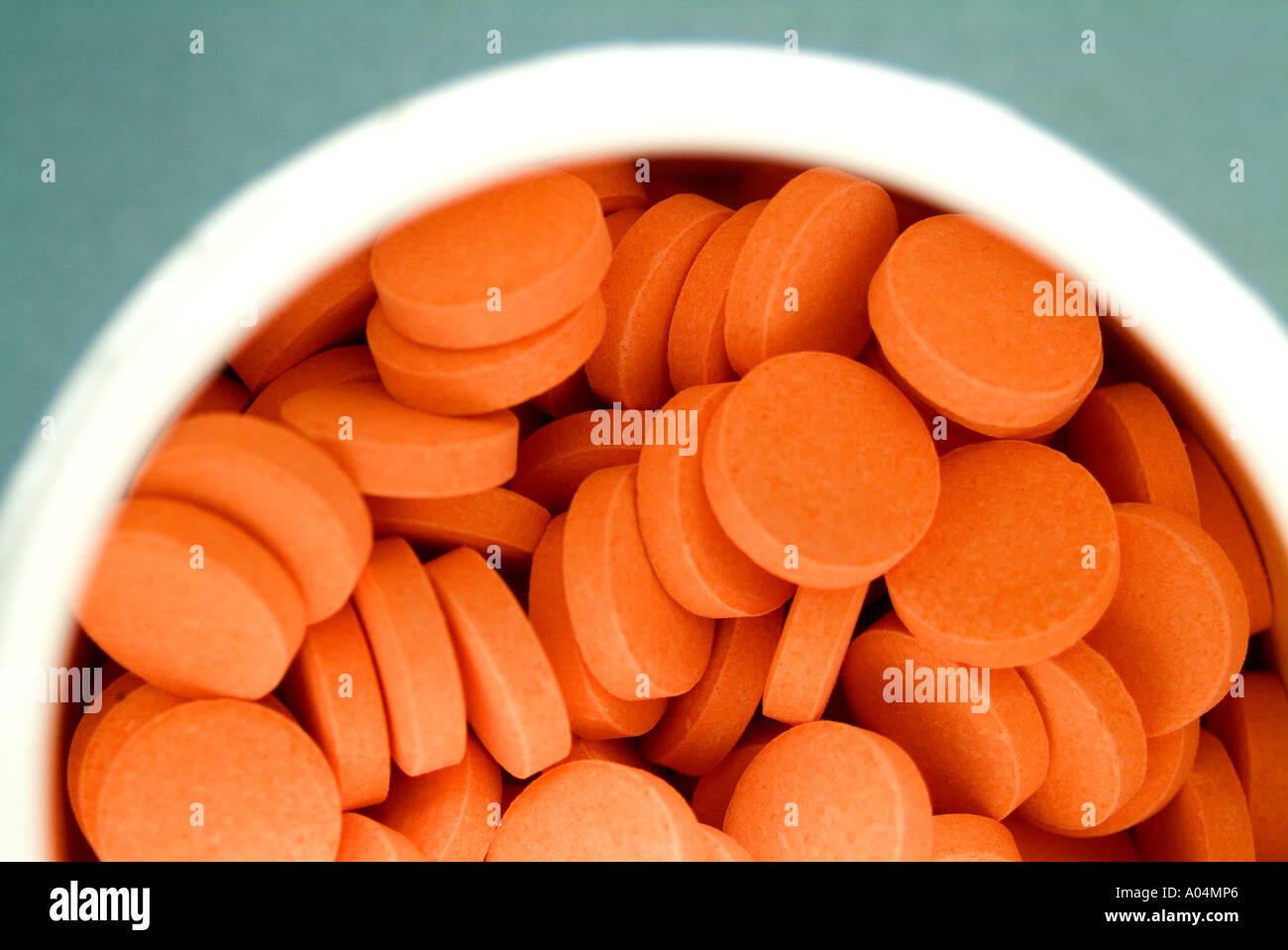 Compresse di vitamina C Foto Stock