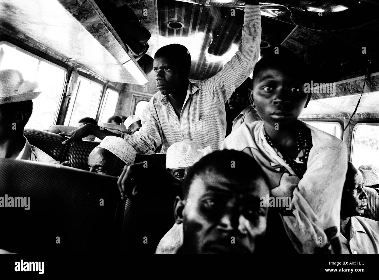 Bus del Kenya Foto Stock