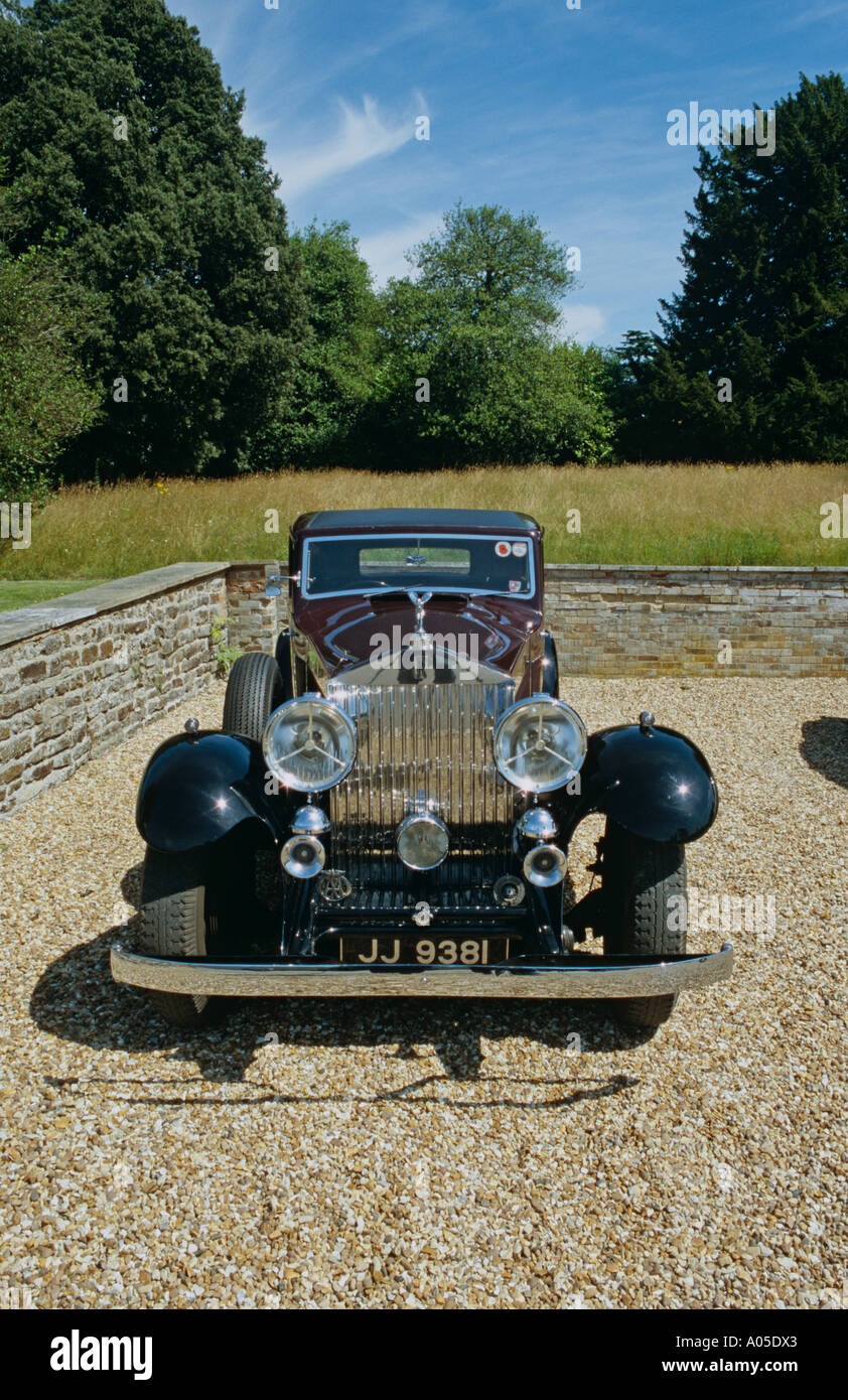 Rolls Royce Phantom 2 del 1933. Costruito 1929 1935 anteriore vista shot Foto Stock