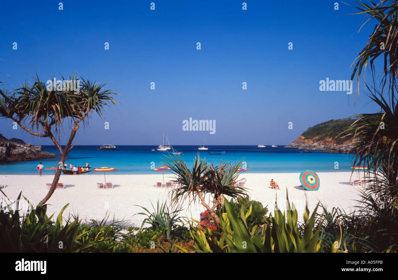 Thailandia Ko Raya Yai beach Foto Stock