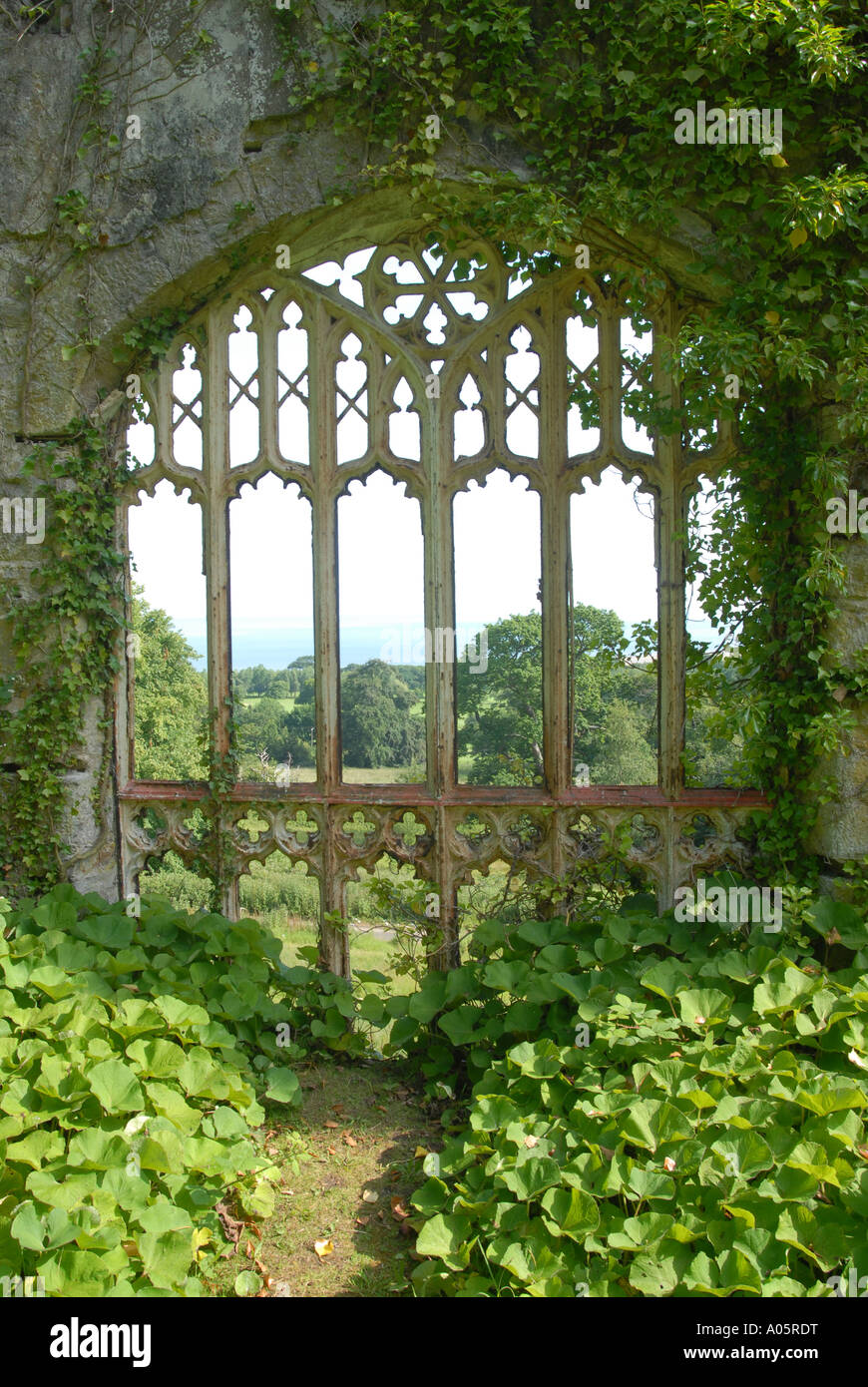 Il castello di Gwrych Abergele North East Wales Foto Stock