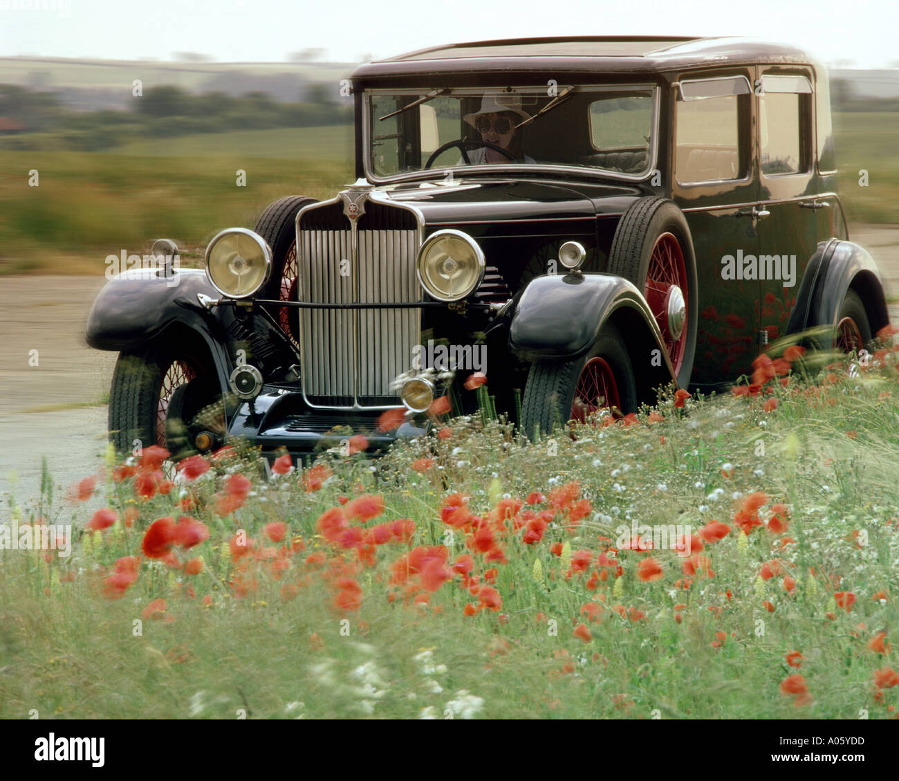 Gb - Inghilterra: 1931 stella cometa-21 saloon alimentato da un 3 litri / 6 cilindri motore Foto Stock