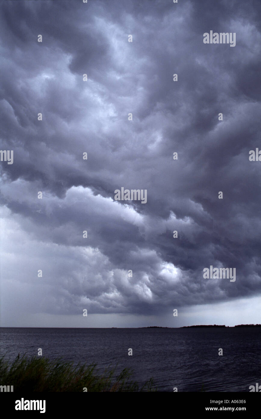 nubi di tempesta Foto Stock