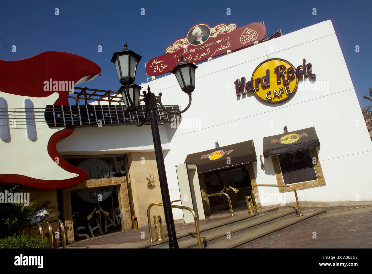 Egitto Sharm El Sheikh, Hard Rock Cafe Foto Stock