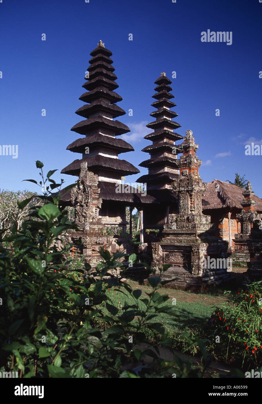 Taman Ayun tempio indù Mengwi Bali Indonesia Foto Stock
