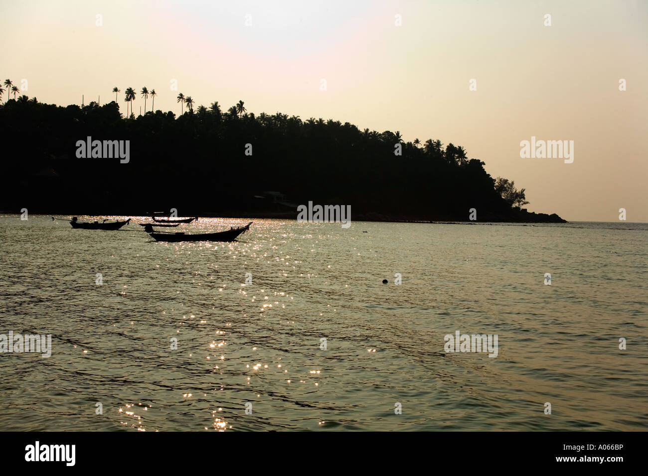 Hat Yao beach Ko Phangan, Thailandia. Foto Stock