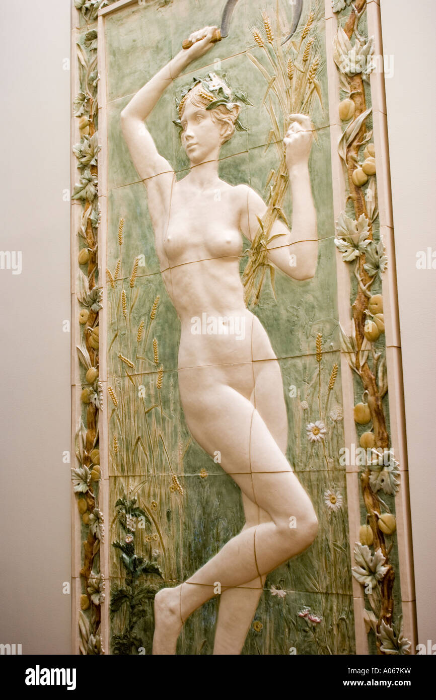 Arte e Industria museo La Piscine Lille Francia Foto Stock