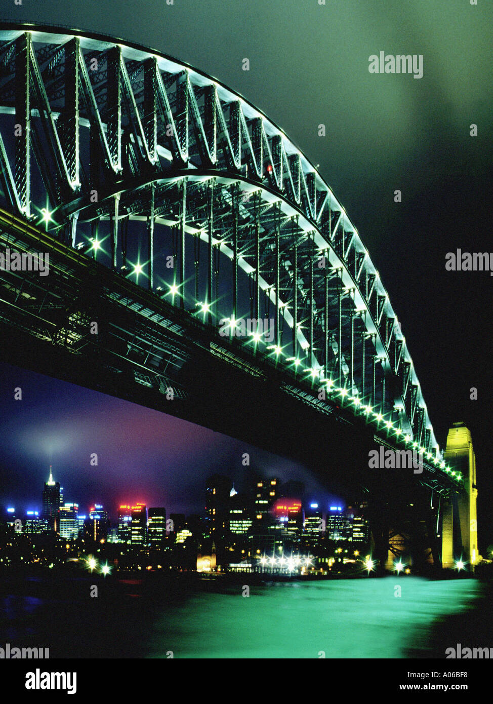 Il Ponte del Porto di Sydney a Sydney in Australia Foto Stock